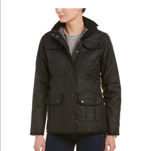 Women’s Barbour Utility Wax Jacket - Black Size 4